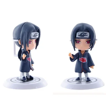 7cm Japāna Lēkt Komiksi Naruto Darbības Rādītāji Kakashi Sasuke Sakura Itachi Obito Gaara PVC Rotaļlietas Modelis Attēlā Lelles