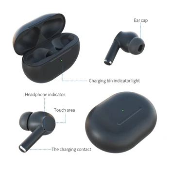A1 Bluetooth Austiņas TWS Bluetooth Bezvadu Austiņas Mini Sporta Austiņas Austiņas Bass Earbuds Ar Uzlādes Lodziņā Mikrofons