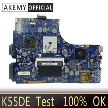 Akemy Par Asus K55DR Mainboard K55DE Mātesplati ar HD7520G Diskrēto Video Karti