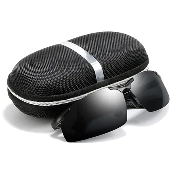 Alumīnija magnija sakausējuma vīriešu polarizētās saulesbrilles, braucot spogulis brilles vīriešu brilles briļļu modes braukšanas saulesbrilles M223