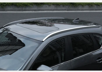 Alumīnija Sakausējuma Jumta Bagāžnieks Priekš Mazda CX-5 CX5 2016-2021 Sliedēm Bārs Bagāžas Pārvadātājs Bāri top spraišļiem zobstieni Kastes
