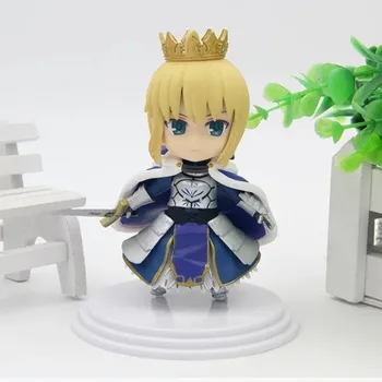Anime Fate Stay Night Saber Karaļa Bruņinieks Ver PVC Rīcības Attēls Kolekcionējamus Modeli, lelle, rotaļlieta, 10cm