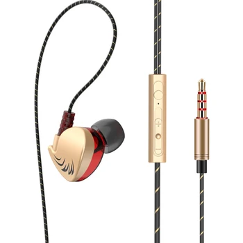 ANVAVA 3.5 mm HIFI Vadu Austiņas Bass Sporta Spēļu Earbuds Auss Universālas Stereo Austiņas Ar Mikrofonu Darbojas Austiņas