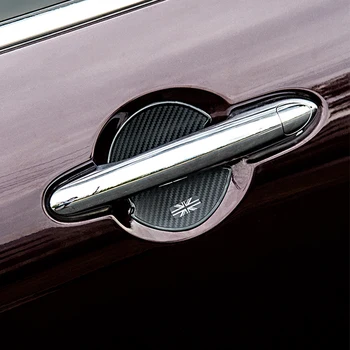 Auto eksterjera automašīnas durvis rokas apdare aizsardzības uzlīme BMW MINI Cooper S F54 F55 F56 F57 F60 R55 R60 modelēšana piederumi