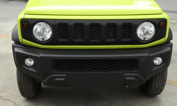 Auto-stils Priekšējo Lukturu Pagrieziena Signāla Gaismu Vāciņš Melns, par Suzuki JIMNY 2019 Ārpuse Dekoratīvās Uzlīmes Piederumi 2gab