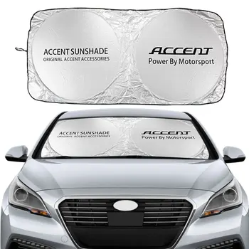 Automašīnas Vējstikla Saules Ēnā Vāks Hyundai Akcentu GT Facelift Verna SX HCI Auto Piederumi Bloķē UV Stariem saulessarga Aizsargs