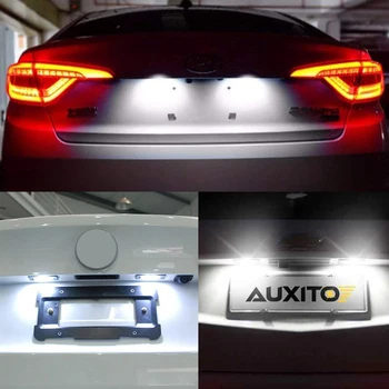 AUXITO 2x Canbus LED Skaits, numura zīme Apgaismojumu, Lai BMW E90 E90N E91 E92 E93 E46 E39 E60 E61, E88 E70 M5 Auto Apgaismojums 6000K Balts