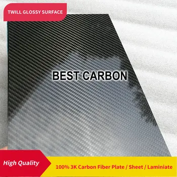 Bezmaksas piegāde 600mm x 600mm Sarža Spīdīga virsma Oglekļa Šķiedras Plāksne ,cfk plāksnes, cietas plāksnes, loksnes, laminiate