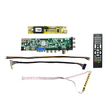Bezmaksas Piegāde Z. VST.3463 DVB-C, DVB-T, DVB-T2 TV LCD Kontrolieris Valdes Komplekts LTN141XA-L01 LTN150XB-L01 1024x768 Panelis