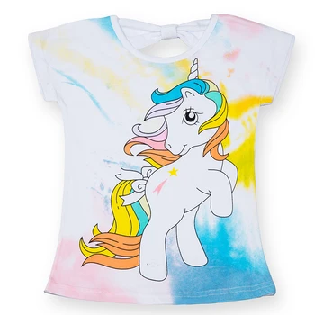 Bērnu Apģērbs, Bērnu T-krekls Unicorn Karikatūra Dzīvnieku Print Bērniem Tshirts Meitenes Tshirt Baby Boy, Topi ar Īsām Piedurknēm Vasaras Tees
