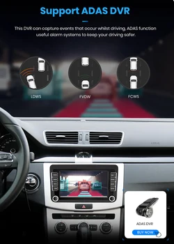 Camecho Android 8.1 2Din VW/Volkswagen/Golf/Polo/Tiguan/Passat/b7/b6/leon/Skoda/Seat/Octavia Automašīnas Radio Multimediju Atskaņotājs, GPS
