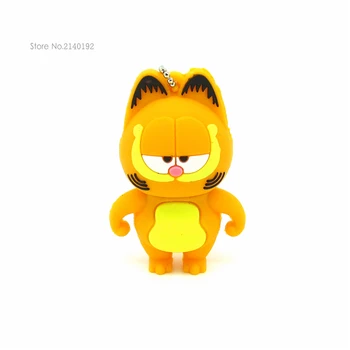Cute Karikatūra Garfield USB flash drive 4gb 8gb16gb 32gb U stick reālās spējas Pendrives labākā Dāvana trīs stilu kaķis pen drive
