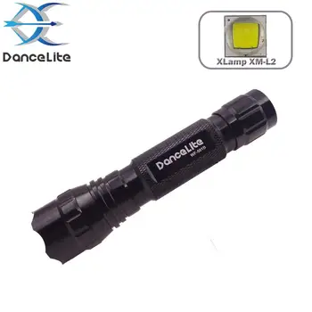 DanceLite WF-501B XML2 U3 XM-L2 6500K Baltās Gaismas LED EDC Portatīvo kabatas Lukturītis Lukturītis (OP/SMO)