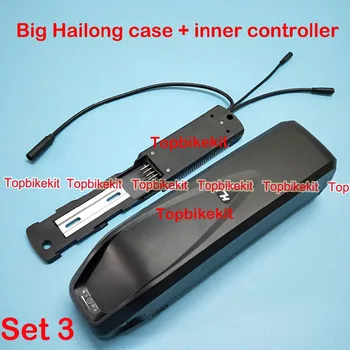 DHL Liels Hailong 1-2 Akumulatora korpusa 36V vai 48V par 65pcs 18650 šūnas ar turētāju vai Hailong kontrolieris ar 5V USB ebike daļas