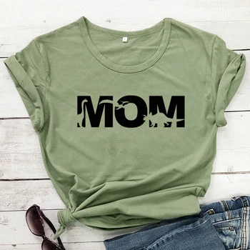 Dinozauru Mamma Kokvilnas T-krekls Smieklīgi Mamasaurus Top Grafiskais Tee Kreklu Streetwear Gudrs Sievietes Mamma Dzīvības Dāvanu T Piliens Kuģniecība