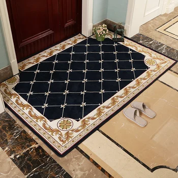 Eiropas jauno grīdas paklājs durvju paklājiņš, durvis, vannas istabas paklājiņš mājas absorbējošu neslīdoša ierakstu zālē paklāju var samazināt pasūtījuma lielums