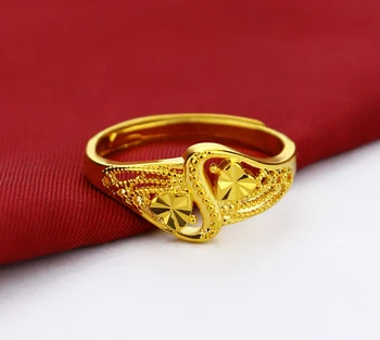 Elegants sieviešu zelta gredzens modelis griešanai dizaina zelta gredzens meitene populārs rotaslietas nemaina krāsu dzimšanas dienas dāvana bijoux