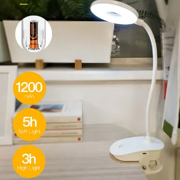 Flexo Touch Klipu Galda Lampas Led Galda Lampa Studiju Lampas Lupas Gooseneck Darbvirsmas usb Galda Gaismu Uzlādējams Akumulators