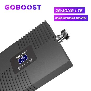 GOBOOST GSM Repeater 2G 3G 4G Mobilo sakaru Pastiprinātājs GSM 900 1800 2100 Mobilo DCS 4G Signālu Pastiprinātājs 3G WCDMA Internets, Tālrunis Repeater