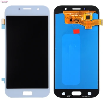 HH Amoled Samsung Galaxy A7 Līdz 2017. Lcd Ar Touch Screen Digitizer Montāža A720 Lcd A720F Displejs Bezmaksas Piegāde