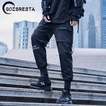 Hip Hop Scasual Harēma Bikses Vīriešu Streetwear Joggers Treniņbikses Kravas Bikses Vīriešu Harajuku 2020. Gada Rudenī Vīriešu Bikses Zīmola Apģērbi