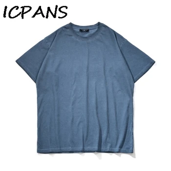 ICPANS 6 Krāsu Mazgāti, Krāsoti Cieti T Krekli 2020 Vīrieši Vasaras Hip Hop Gadījuma Īsām Piedurknēm Topi, t-veida Modes Laupījums Tshirts Streetwear