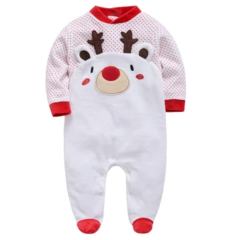 Ir 2021. Kavkas Ziemas Baby Romper Silts Jumpsuit Baby Meitenes Apģērbu IloveDaddy Garām Piedurknēm Toddler Apģērbu Bebek Roupa De Bebes