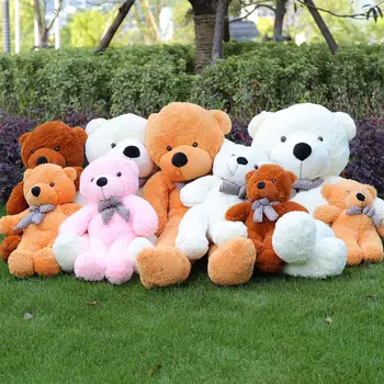 Jauna lelle bearskin pusfabrikāti augstas kvalitātes dzimšanas dienas dāvanu lācīti dažādu izmēru un krāsu brīvi piepildīta plīša rotaļlietas