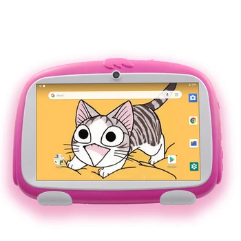 Jaunpienācēji 7 Collu Bērniem Tablet Pc Četrkodolu Android 8.0 Google Play Dual Camera 16GB WiFi Bērnu izlase dāvanas tabletes
