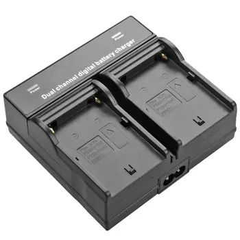 JAUNS akumulators Bateria NP F970 DUĀLAIS Lādētājs + mums kabelis Sony NP F770 F750 F570 F550 F530 FM500H NP-FM500H kameru piederumi