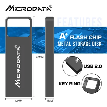Jaunu pendrive 64 32 16.g 8G USB Flash Drive 128G Pen drive флешка ūdensizturīgs u diska 2.0 memoria usb stick dāvanu