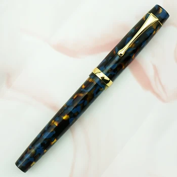 Jinhao Akrila Sveķu Zilu Tintes Pildspalvu Skaistu Tintes Pildspalvu ar Pārveidotāju EF/F/Smilga Nib Uzņēmuma Birojā Skolas Rakstot Dāvanu Pildspalvas