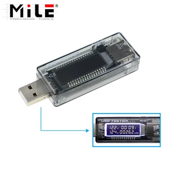 JŪDZI Digitālā USB Detektors, LCD Spriegums Strāvas Voltmetrs Ammeter Jaudas Testeri Power Bank Lādētāja Indikators