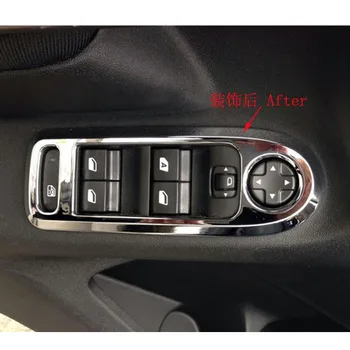 Lai Peugeot 301 līdz. ABS un hromēta logu pacēlāju vadības paneļa apdare vāks Citroen C-Elysee