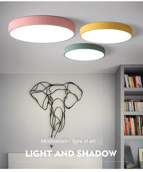 LED mūsdienu Balta un Melna krāsa, akrila griestu lampas griestu lampas virtuve dzīvojamā istaba guļamistaba studiju koridora viesnīcas numuru
