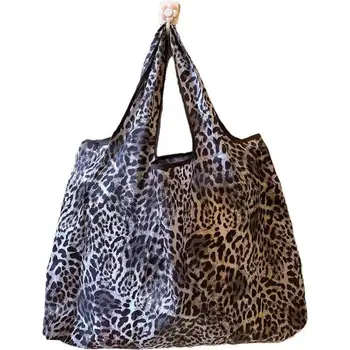 Liela izmēra atkārtoti lietojamā iepirkumu soma salokāma pircēju Black Rokassomu, Pleca Soma, vides aizsardzības soma sieviešu rokassomu