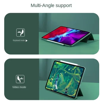 Lietā par iPad Pro 11/12.9 2020. gadam iPad Gaisa iPad 4 8 Gen 2019 Smart Case Aizmugurējo Vāciņu, Magnētiskā Slēgšanas iPad Pro 