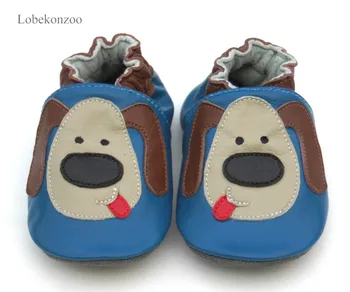 Lobekonzoo karstā pārdot puiku kurpes Garantēta mīksta soled Īstas Ādas baby Pirmo staiguļi zēniem zīdaiņu zēnu kurpes