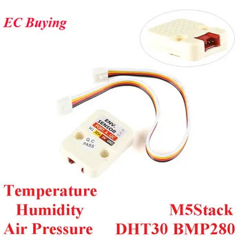 M5Stack Mini Temperatūra, Gaisa Mitrums, Atmosfēras Spiediena Sensors DHT30 BMP280 Digital Arduino IIC I2C Grove Savienotājs M5Cor