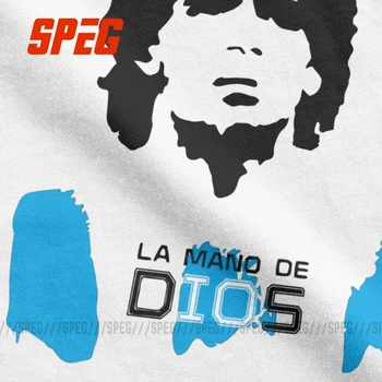 Maradona Dios Pasaules Kausa Vīriešu T Krekls Vintage t-veida Īss Crewneck Sleeve T-Krekls, Kokvilna 6XL Topi