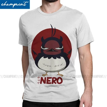 Melns Āboliņš Nero T Krekls Vīriešiem Tīras Kokvilnas Vintage T-Krekls ar Apaļu Kakla Japāņu Anime t-veida, ar Īsām Piedurknēm Drukāts Apģērbs