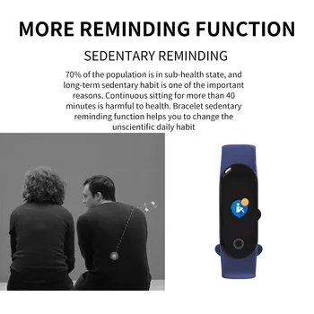 Missyou 0.96 collu OLED Bluetooth Ūdensizturīgs, Kaloriju asinsspiediens Izmantot sirdsdarbība Pedometrs Miega Uzraudzības Smart Skatīties