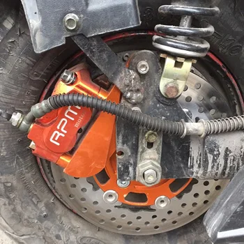 Motocikla pakaļējo bremžu suportu skava adapter 82mm/45mm 220 bremžu diska apgr. / min frando hf1 adelin adl01 Elektriskā transportlīdzekļa