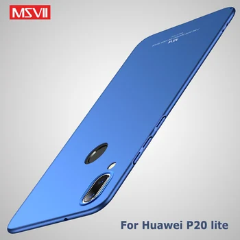 MSVII Gadījumos Huawei P20 Pro Lietu Vāku Huawei P20 Lite Gadījumā P 20 Silm Grūti GAB Aizmugurējo Vāciņu Coque Huawei P20 Plus Gadījumos