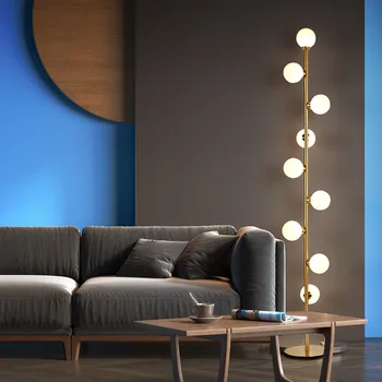 Mūsdienu LED dzīvojamā istabā, stāv gaismekļi Ziemeļu gaismas gultas apgaismojums home deco gaismas ķermeņi, guļamistabas grīdas lampas