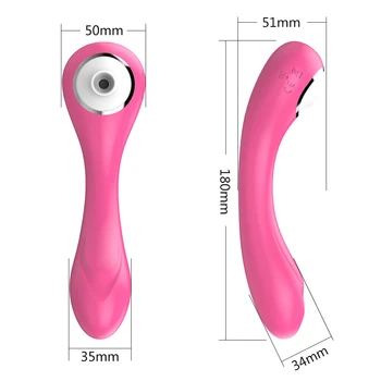 Nepieredzējis G Spot Vibrators, Dildo Dzelksnis Klitora Stimulators Vaginālo Vibrācijas Massager Sūcējs Masāža Pieaugušo Seksa Rotaļlietas Sieviete