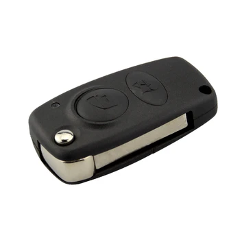 OkeyTech 2 Pogas Jaunu Stilu Tālvadības Flip Locīšanas Auto Atslēgu Apvalka Alfa FOB Nomaiņa Automašīnas Galvenais Gadījumā SIP22 Neslīpēts Tukšu Asmens