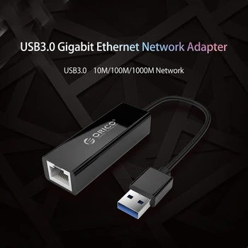 ORICO USB3.0 2.0 Gigabit Ethernet Adapteris USB, lai RJ45 lan Tīkla Karte 10/100/1000M Windows 10 8 8.1 7 XP Mac OS portatīvo DATORU