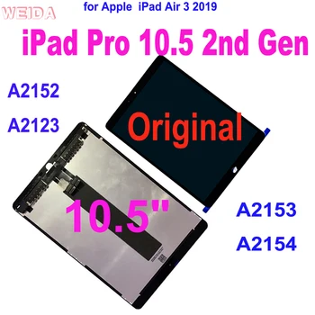 Oriģinālā iPad Pro 10.5 2nd Gen A2152 A2123 A2153 A2154 LCD Displejs, Touch Screen Digitizer Montāža iPad Gaisa 3 2019 10.5