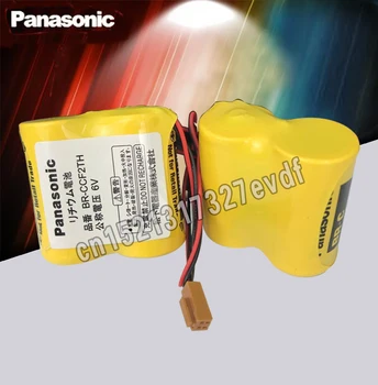 Panasonic Oriģinālo 2gab/daudz BR-CCF2TH Akumulatoru ar w/2P plug 6V 5000mah PLC FANUC Litija Baterijas